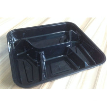 China Plastik Essen Mahlzeit Prep Bento Container 5-Fach Mikrowelle